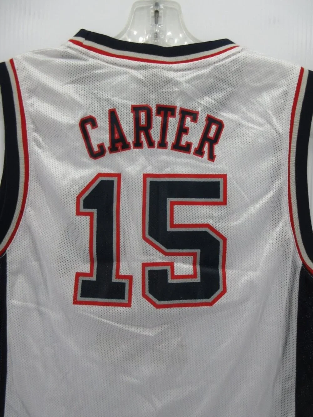 VTG Vince Carter New Jersey Nets Jersey Boys Kids Medium Adidas Swingman Y2K